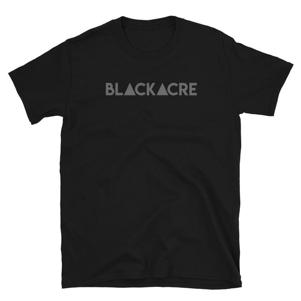 Blackacre law unisex block logo shirt black