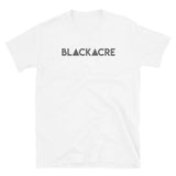 Blackacre law unisex block logo shirt black white