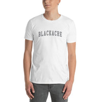 Blackacre alma mater law school logo tshirt white