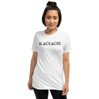 Blackacre law unisex block logo shirt white