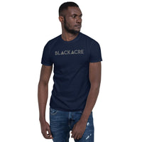 Blackacre law unisex block logo shirt navy