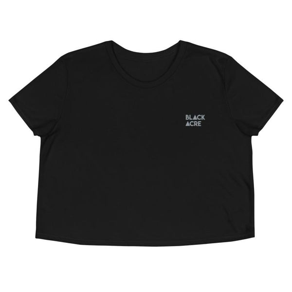 Loose Fit Black Blackacre Embroidered T Shirt